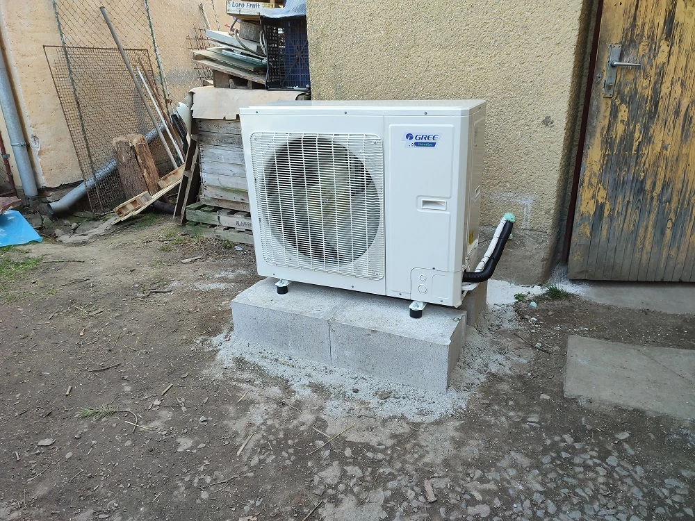Instalace tepelného čerpadla v Příbrami